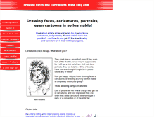 Tablet Screenshot of drawing-faces-and-caricatures-made-easy.com